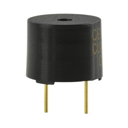 Same Sky 85dB Through Hole External Magnetic Buzzer, 3V Min, 8V Max [CEM-1206S]; 259-6144