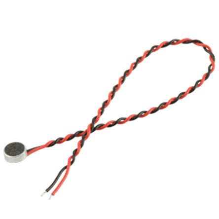 Same Sky Omni-Directional, Wire Leads Condenser Microphone Element -40dB [CMC-4015-40L100]; 259-6169