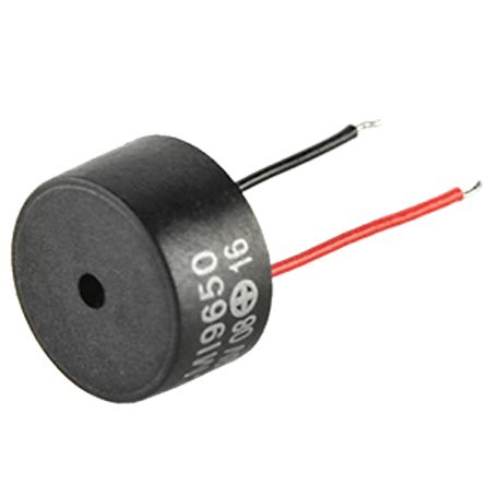 Same Sky 78dB Wire Leads Internal Magnetic Buzzer, 3V dc Min, 5V dc Max [CMI-9650C-030]; 259-6212