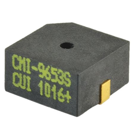 Same Sky 80dB SMD Internal Magnetic Buzzer, 2V dc Min, 5V dc Max [CMI-9653S-SMT-TR]; 259-6213