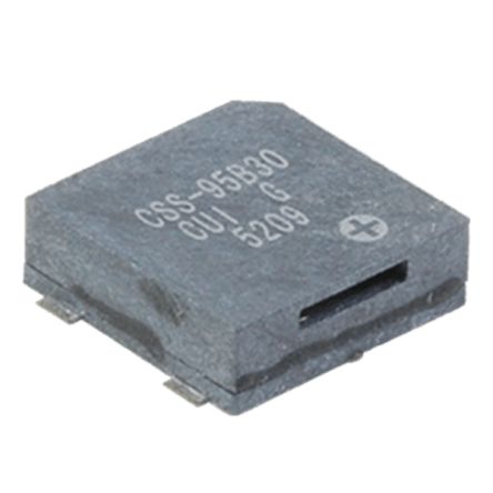Same Sky 80dB SMD External Magnetic Buzzer, 4V dc Min, 7V dc Max [CSS-95B30-SMT-TR]; 259-6305