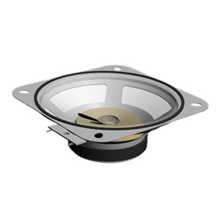 Same Sky 6W Miniature Speaker, 102.4mm Lead Length [GF1004M]; 259-6381