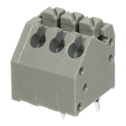 Same Sky PCB Terminal Block, 14-Contact, 3.5mm Pitch, PCB Mount [TBL002A-350-14GY-2GY]; 259-6760
