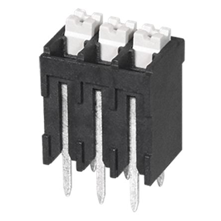 Same Sky PCB Terminal Block, 2-Contact, 3.5mm Pitch, PCB Mount [TBLH10V-350-02BK]; 259-6765