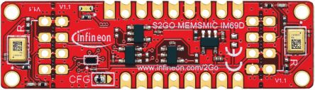 Infineon S2GOMEMSMICIM69DTOBO1 Microphone Sensor Evaluation Board for IM69D130 IM69D130 Module [S2GOMEMSMICIM69DTOBO1]; 260-1162