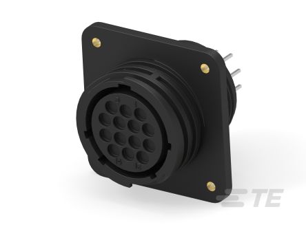 TE Connectivity, AMP CPC Power Connector Panel Mount Socket, Through Hole Termination, 250 V ac [213729-6]; 260-2732