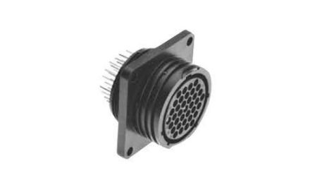 TE Connectivity, AMP CPC Power Connector Panel Mount Socket, Through Hole Termination, 250 V ac [2-208224-1]; 260-2742
