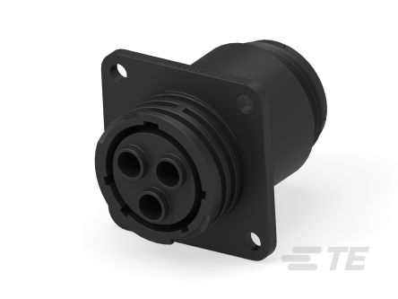 TE Connectivity, AMP CPC Connector Housing Panel Mount Socket, 250 V ac [788189-1]; 260-2748