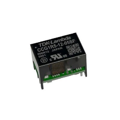 TDK-Lambda CCG Isolated DC-DC Converter, 5V dc/, 4.5 → 18 V dc Input, 1.5W, Through Hole [CCG1R5-12-05SF]; 260-4564