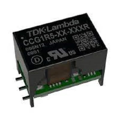 TDK-Lambda CCG Isolated DC-DC Converter, 15V dc/, 4.5 → 18 V dc Input, 1.5W, Surface Mount [CCG1R5-12-15DR]; 260-4572