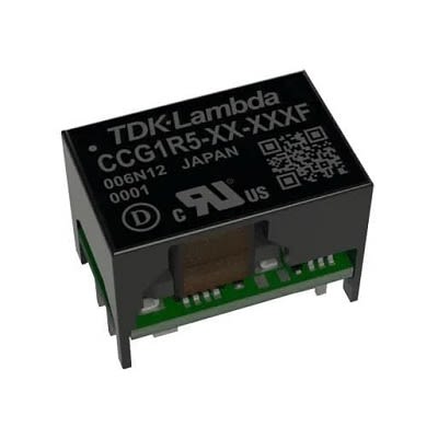 TDK-Lambda CCG Isolated DC-DC Converter, 12V dc/, 9 → 36 V dc Input, 1.5W, Through Hole [CCG1R5-24-12SF]; 260-4582