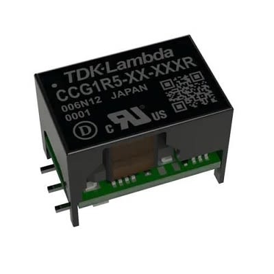 TDK-Lambda CCG Isolated DC-DC Converter, 12V dc/, 9 → 36 V dc Input, 1.5W, Surface Mount [CCG1R5-24-12SR]; 260-4583