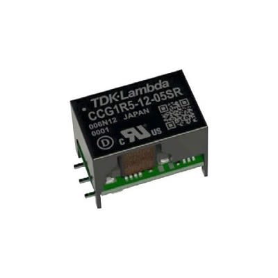 TDK-Lambda CCG Isolated DC-DC Converter, 12V dc/, 18 → 76 V dc Input, 1.5W, Surface Mount [CCG1R5-48-12SR]; 260-4595