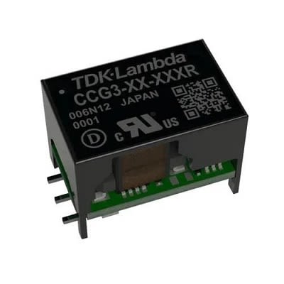 TDK-Lambda CCG Isolated DC-DC Converter, 5V dc/, 18 → 76 V dc Input, 3W, Surface Mount [CCG3-48-05SR]; 260-4630