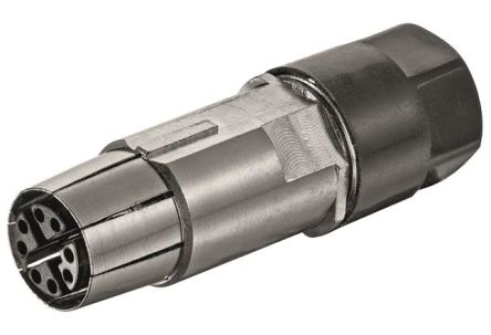 HARTING Heavy Duty Power Connector Insert, 500mA, Female, 914 Series, 8 Contacts [09148812805]; 260-7141