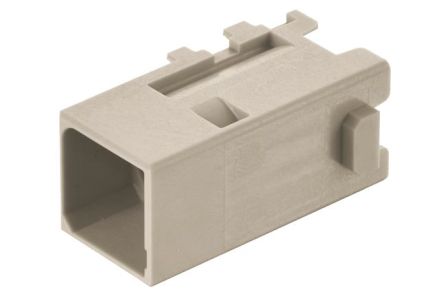 HARTING Crimp Connector M12 Cube, Male, Han-Modular, Han-Domino [09149211001]; 260-7174
