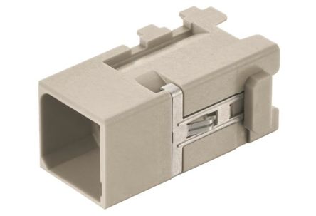 HARTING Crimp Connector M12 Cube, Male, Han-Modular, Han-Domino [09149212002]; 260-7182