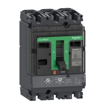 Schneider Electric, ComPacT MCCB 3P 50A, Fixed Mount [C10V3TM050]; 260-7465