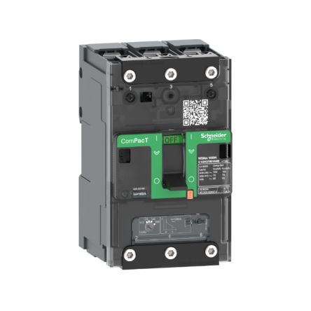 Schneider Electric, ComPacT MCCB 3P 63A, Fixed Mount [C11E3TM063B]; 260-7560