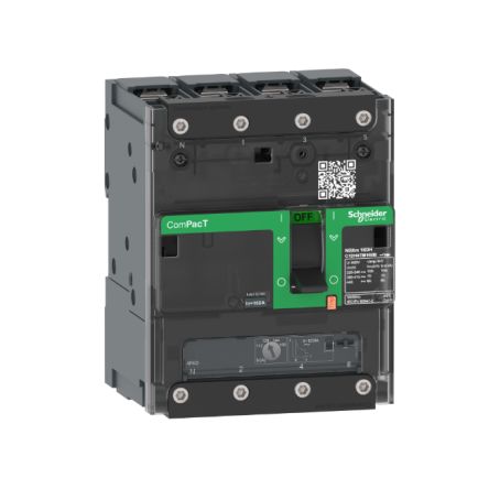 Schneider Electric, ComPacT MCCB 4P 50A, Fixed Mount [C11N4TM050B]; 260-7663