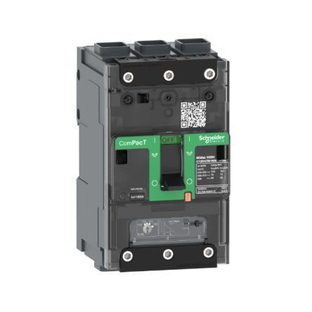 Schneider Electric, ComPacT MCCB 3P 125A, Fixed Mount [C12F3TM125L]; 260-7689