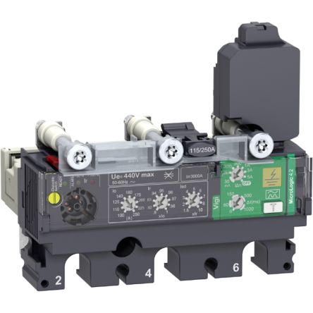 Schneider Electric ComPacT New Generation Trip Unit for use with ComPacT NSX 250 Circuit Breakers [C2534V250]; 260-7829
