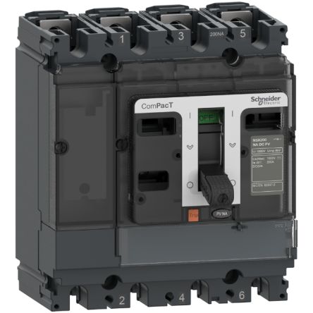 Schneider Electric Switch Disconnector, 4 Pole, 200A Fuse Current [C254200D1S]; 260-7840