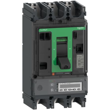 Schneider Electric, ComPacT MCCB 3P 630A, Fixed Mount [C63V36E630]; 260-8251