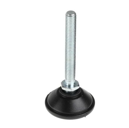 Nu-Tech Engineering M8 PA Reinforced Nylon Levelling Adjustable Foot, 450kg Static Load Capacity [A040/005]; 260-8438