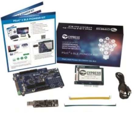 Infineon PSOC™ 6-BLE Pioneer Kit Evaluation Board Development Board CY8CKIT-062-BLE [CY8CKIT-062-BLE]; 260-8596