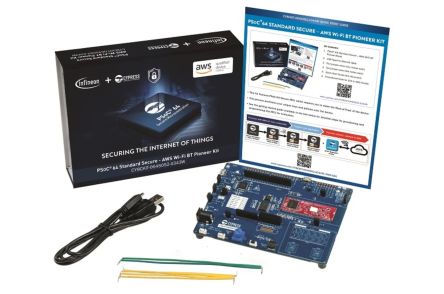 Infineon PSOC™ 64 AWS Wi-Fi BT Pioneer Kit Evaluation Board Development Board CY8CKIT-064S0S2-4343W [CY8CKIT-064S0S2-4343W]; 260-8597