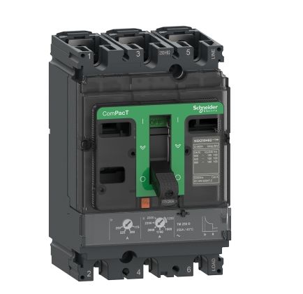 Schneider Electric, ComPacT MCCB 3P 40A, Fixed Mount [C10R3TM040]; 260-9533