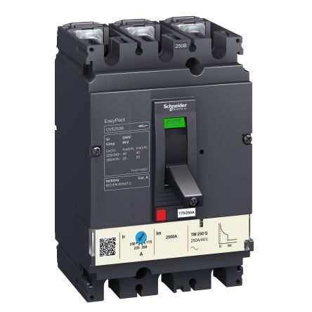 Schneider Electric - Easy Series, EasyPact CVS Circuit breaker 3P 160A, Breaking Capacity 50kA, Fixed Mount [LV516463]; 260-9764