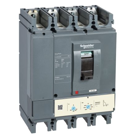 Schneider Electric - Easy Series, EasyPact CVS Circuit breaker 4P 500A, Breaking Capacity 50kA, Fixed Mount [LV563318]; 260-9800
