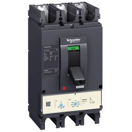 Schneider Electric - Easy Series, EasyPact CVS Circuit breaker 3P 630A, Breaking Capacity 36kA [LV563505]; 260-9803