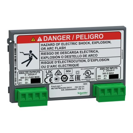 Schneider Electric - Easy Series EasyLogic PM2X30 Series Input/Output Module [METSEPM2KANLGIO11]; 260-9824