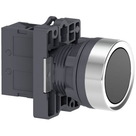 Schneider Electric - Easy Series XA2 Series Illuminated Push Button Switch, NO, 1 NO Slow-break, Black LED, 240V, IP65 [XA2EA21]; 260-9828