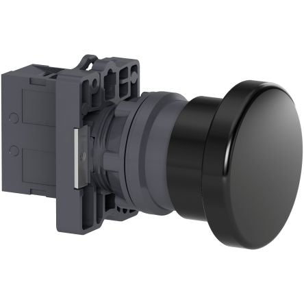Schneider Electric - Easy Series XA2 Series Illuminated Push Button Switch, NO, Panel Mount, 1 NO Slow-break, Black [XA2EC21]; 260-9840