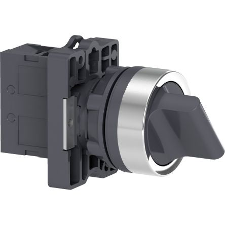 Schneider Electric - Easy Series Selector Switch - (1NO) 22mm Cutout Diameter, Illuminated 2 Positions [XA2ED41]; 260-9847
