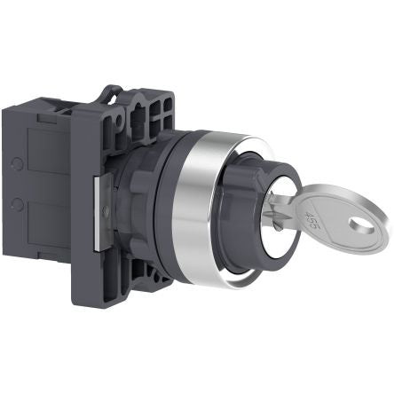 Schneider Electric - Easy Series IP54 Selector Switch, 1NO 2-Way [XA2EG21]; 260-9850