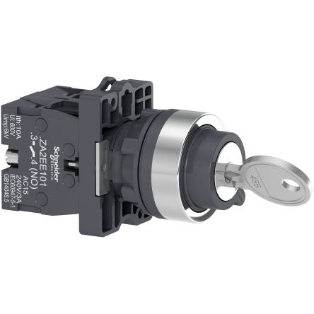Schneider Electric - Easy Series IP54 Selector Switch, 2NO 2-Way [XA2EG63]; 260-9854