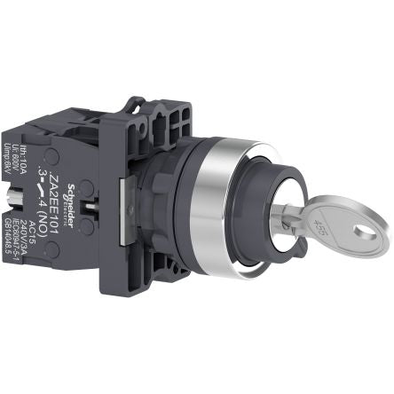 Schneider Electric - Easy Series IP54 Selector Switch, 2NO 3-Way [XA2EG73]; 260-9855