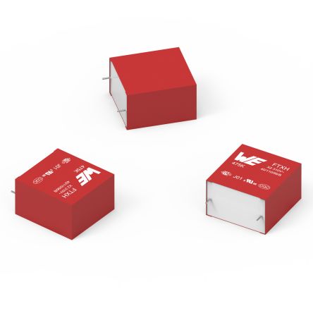 Wurth Elektronik WCAP-FTXH Film Capacitor, 310V ac, 10%, 470nF, Through Hole [890414026003CS]; 261-0102