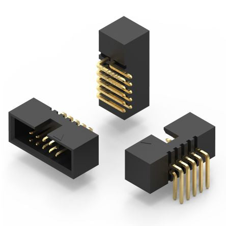 Wurth Elektronik WR-BHD Series Right Angle Surface PCB Header, 12 Contact(s), 1.27 mm Pitch, 2 Row(s), Shrouded [62701221721]; 261-3062