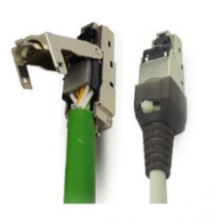 Molex Premise Networks Male Ethernet Connector, Snap-In, Cat6a 1 Port 1 -Way [183010086]; 261-3322