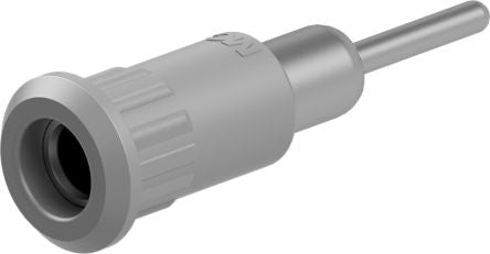 Staubli Grey Socket Test Socket, Solder Termination, 25A, 30V ac, Nickel Plating [64.3011-28]; 261-3831