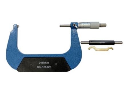 RS PRO External Micrometer, Range 100mm →125mm [0]; 261-4502