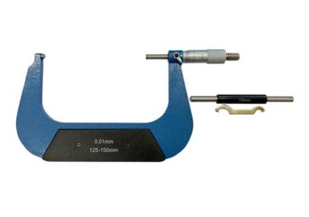 RS PRO External Micrometer, Range 125mm →150mm [0]; 261-4503