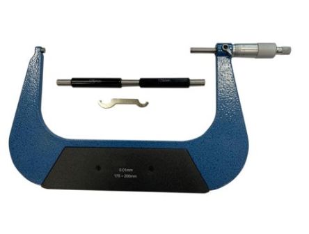 RS PRO External Micrometer, Range 175mm →200mm [0]; 261-4505