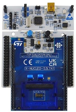 STMicroelectronics P-NUCLEO-53L7A1 Evaluation Board Evaluation Kit for VL53L7CX VL53L7CX [P-NUCLEO-53L7A1]; 261-5078
